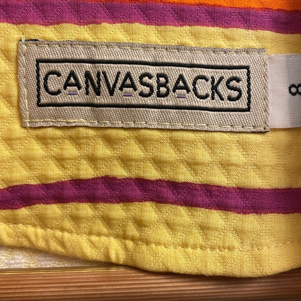 💓 Beautiful Boutique Look CANVASBACK JACKET ITS NEW NEVER WORN MULTICOLORED SZ 8 - Picture 5 of 11